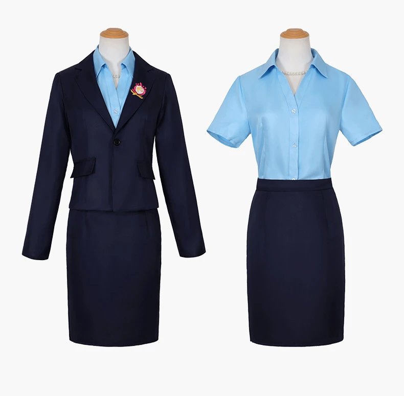 Design Barbie Princess x Delancey Set Navy Blue and Pink Plaid School Uniform Set Sets - 19