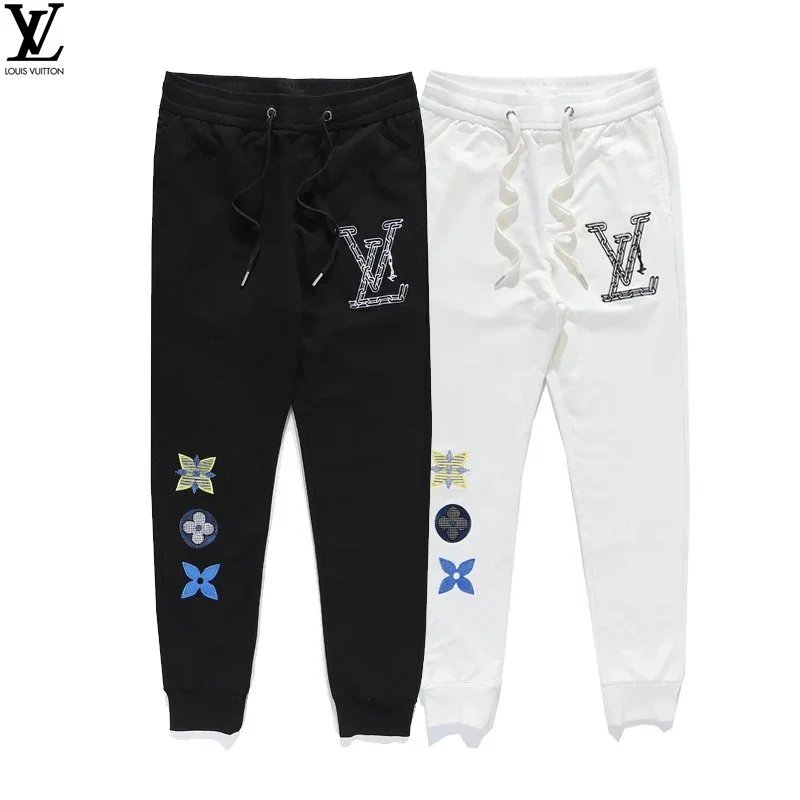 Loewe Anagram Embroidered Black Sweatpants - 10