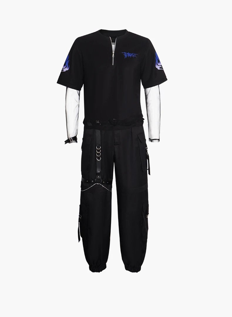 Design KAITO Fuel Plan Set Black Streetwear Ensemble - 35