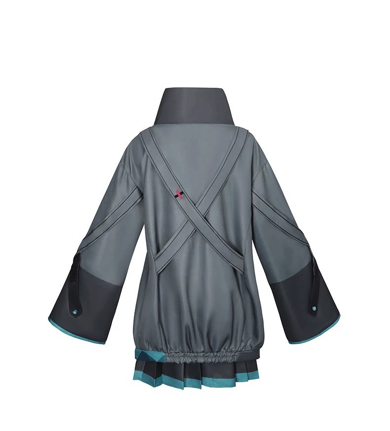 Design Hatsune Miku World Plan Movie Version Cosplay Set Gray Teal - 9