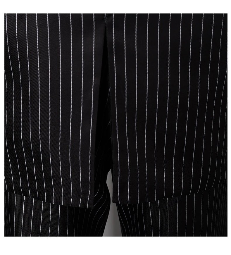 Design Pinstripe Suit Set Black - 22