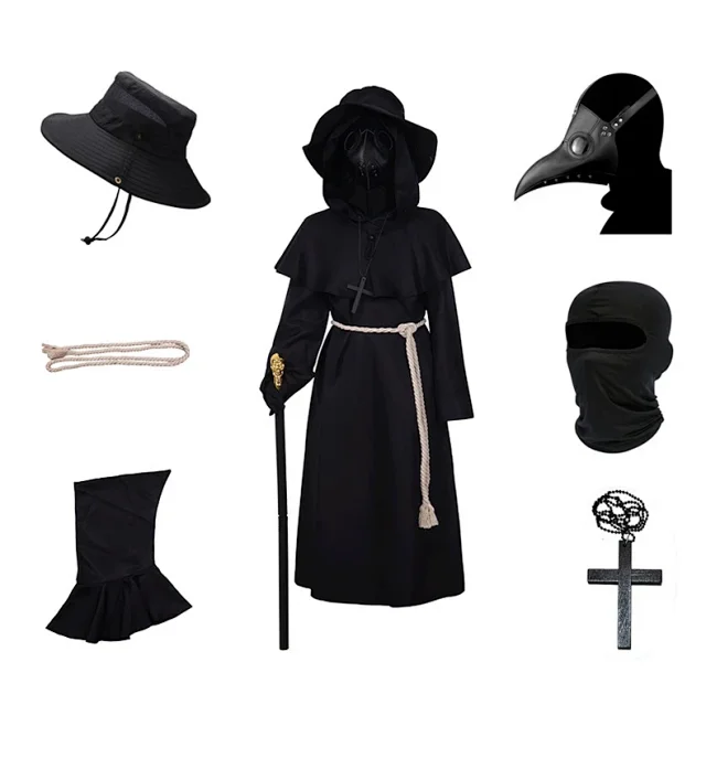 Unbranded Uncategorized Plague Doctor Costume Set product detail image 4
