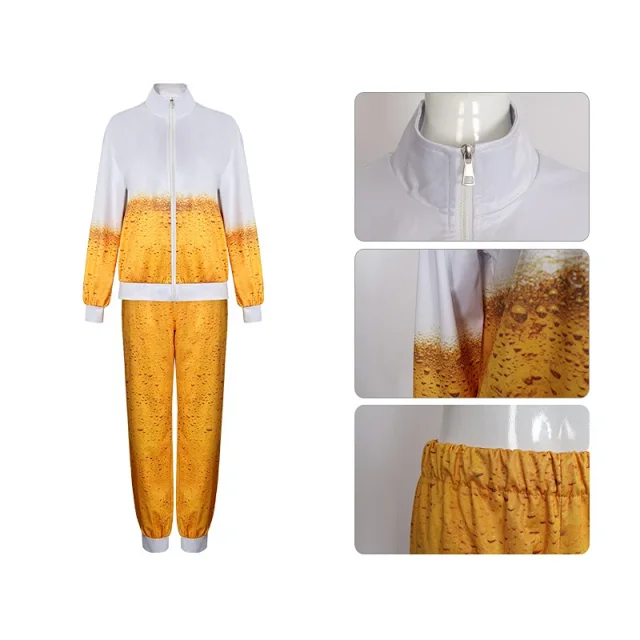 Unbranded Matching Sets Beer Print Costume Set product detail image 25