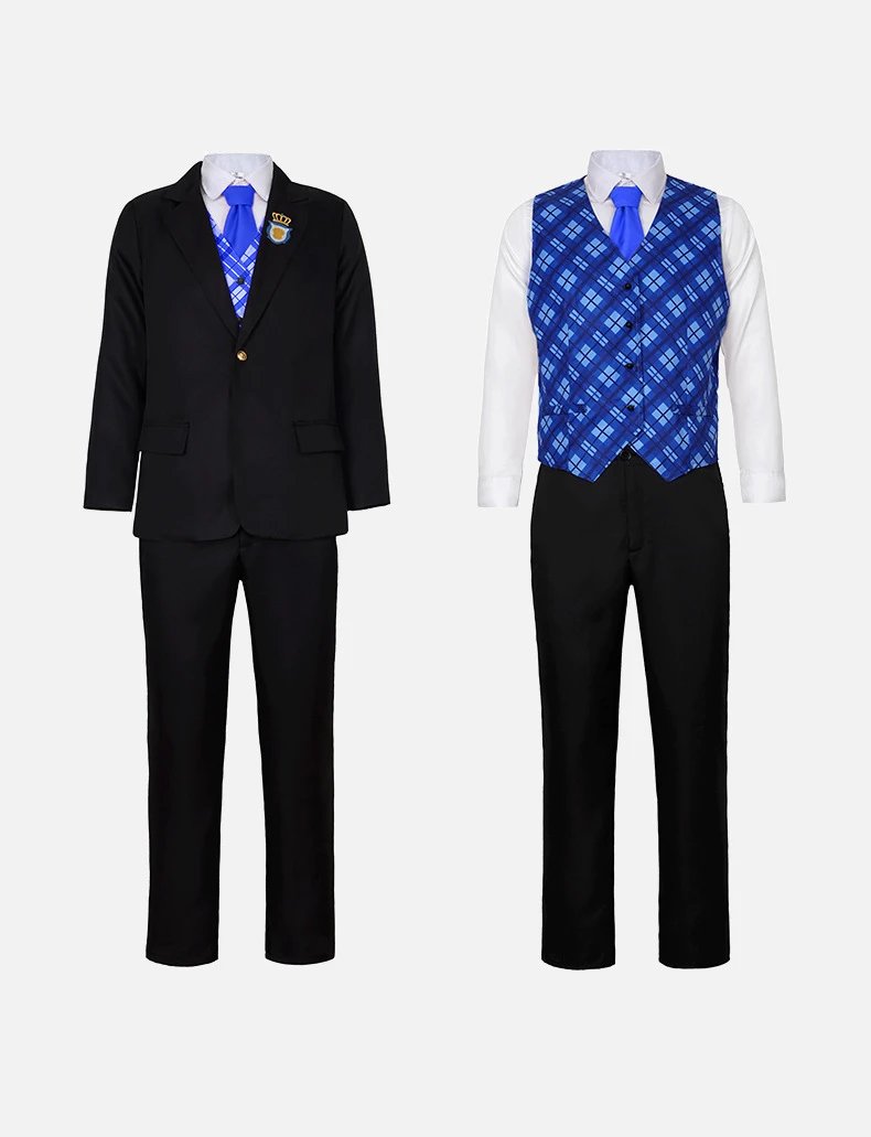 Design Barbie Princess x Delancey Set Navy Blue and Pink Plaid School Uniform Set Sets - 24