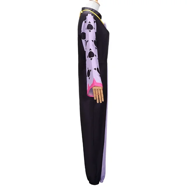 Unbranded Jumpsuits Black and lavender split moon-and-sun cosplay jumpsuit with matching headscarf product detail image 15