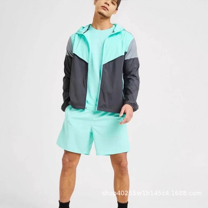 Nike Jackets Hooded color-block windbreaker jacket image 3