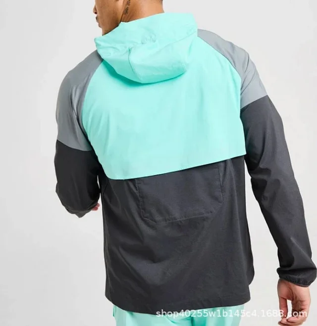 Nike Jackets Hooded color-block windbreaker jacket product detail image 8
