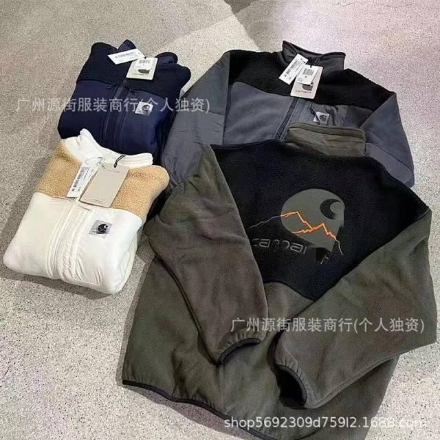 Carhartt Jackets Colorblock Sherpa Fleece High-Neck Zip Jacket product detail image 3