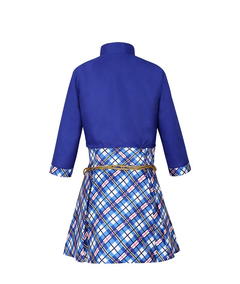Design Barbie Princess x Delancey Set Navy Blue and Pink Plaid School Uniform Set Sets - 7