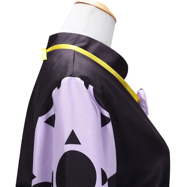 Unbranded Jumpsuits Black and lavender split moon-and-sun cosplay jumpsuit with matching headscarf product detail image 16