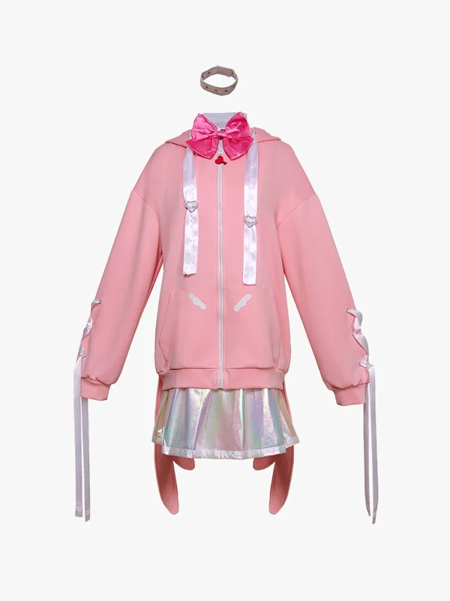 Unbranded Matching Sets Needy Streamer Overload Cosplay Hoodie Costume Set product detail image 13