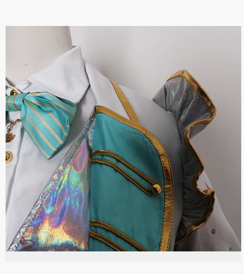 Design World Plan (Tian Ma Si) 5th Anniversary Gratitude Concert Costume Set White Yellow Holographic Performance Outfit - 20