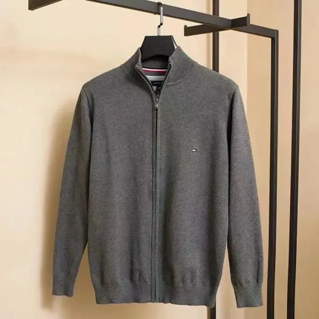 Tommy Hilfiger Knitwear Crewneck, striped and zip-neck knit sweaters product detail image 8