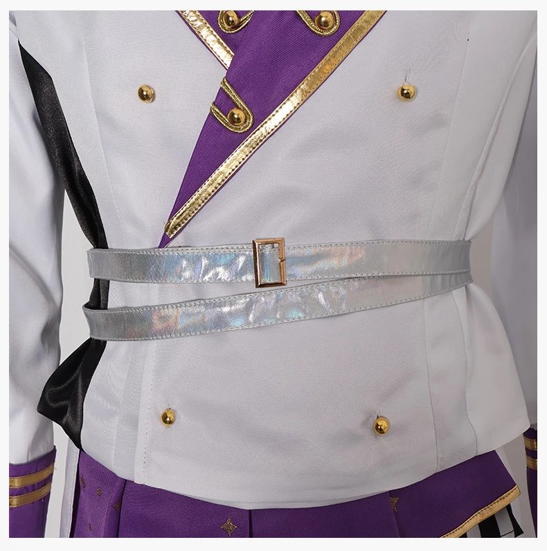 Design World Plan (Tian Ma Si) 5th Anniversary Gratitude Concert Costume Set White Yellow Holographic Performance Outfit - 33
