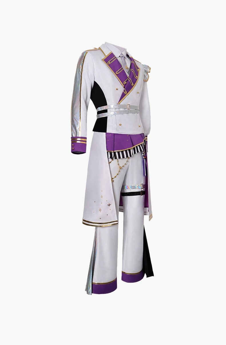 Design World Plan (Tian Ma Si) 5th Anniversary Gratitude Concert Costume Set White Yellow Holographic Performance Outfit - 29