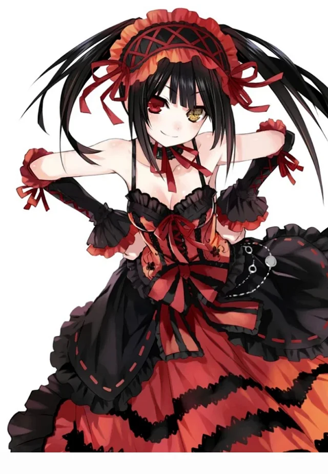 Unbranded Dresses Date A Live Kurumi Tokisaki cosplay dress set product detail image 1