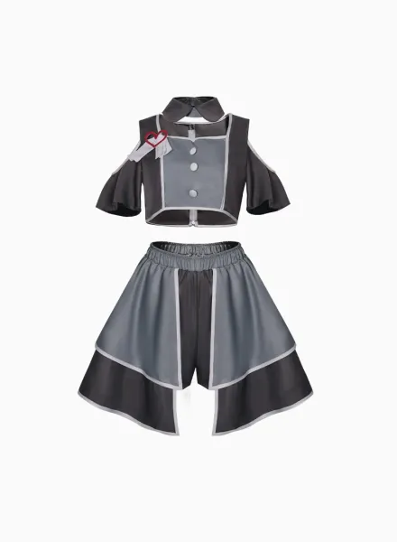 Design 5th Anniversary Concert Gray Cosplay Set - 16