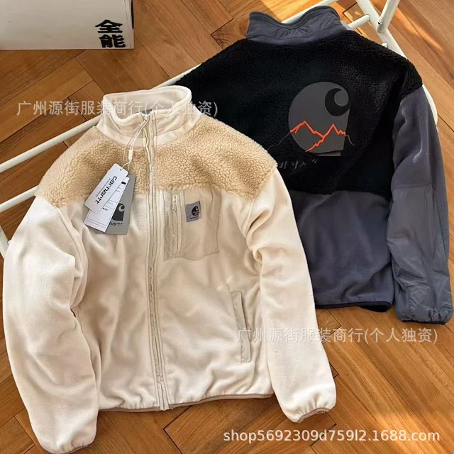 Carhartt Jackets Colorblock Sherpa Fleece High-Neck Zip Jacket product detail image 6
