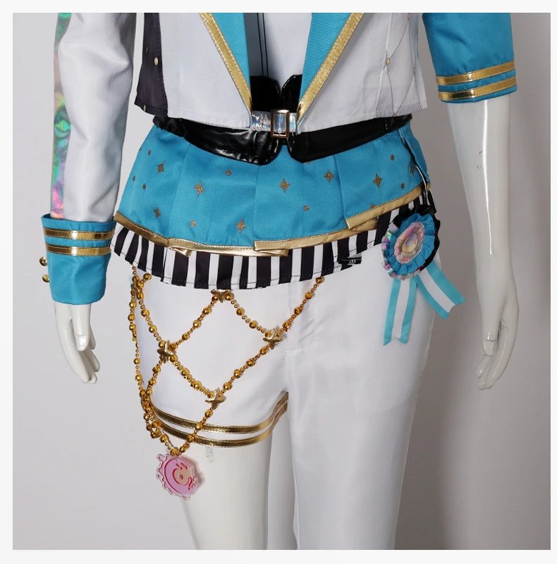 Design World Plan (Bai Shihan) 5th Anniversary Thank You Event Cosplay Costume Set White Blue Gold Sets - 31