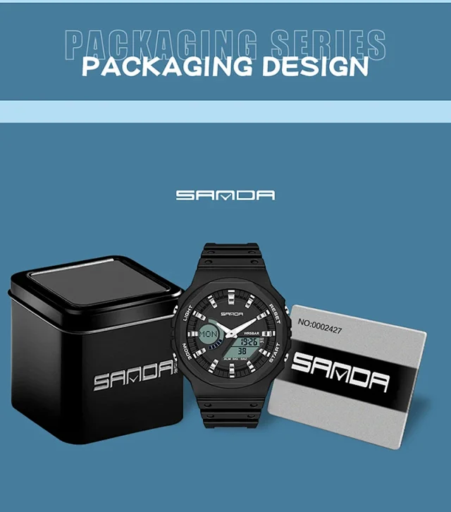 SANDA Watches Analog-Digital Sports Watch product detail image 54
