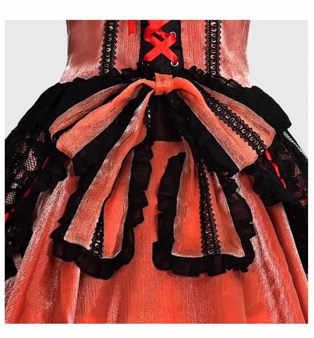 Unbranded Dresses Date A Live Kurumi Tokisaki cosplay dress set product detail image 12