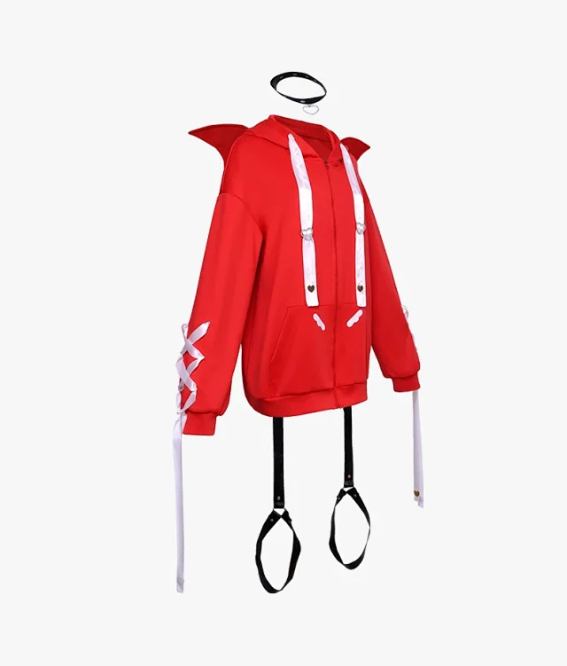 Unbranded Matching Sets Needy Streamer Overload Cosplay Hoodie Costume Set product detail image 4