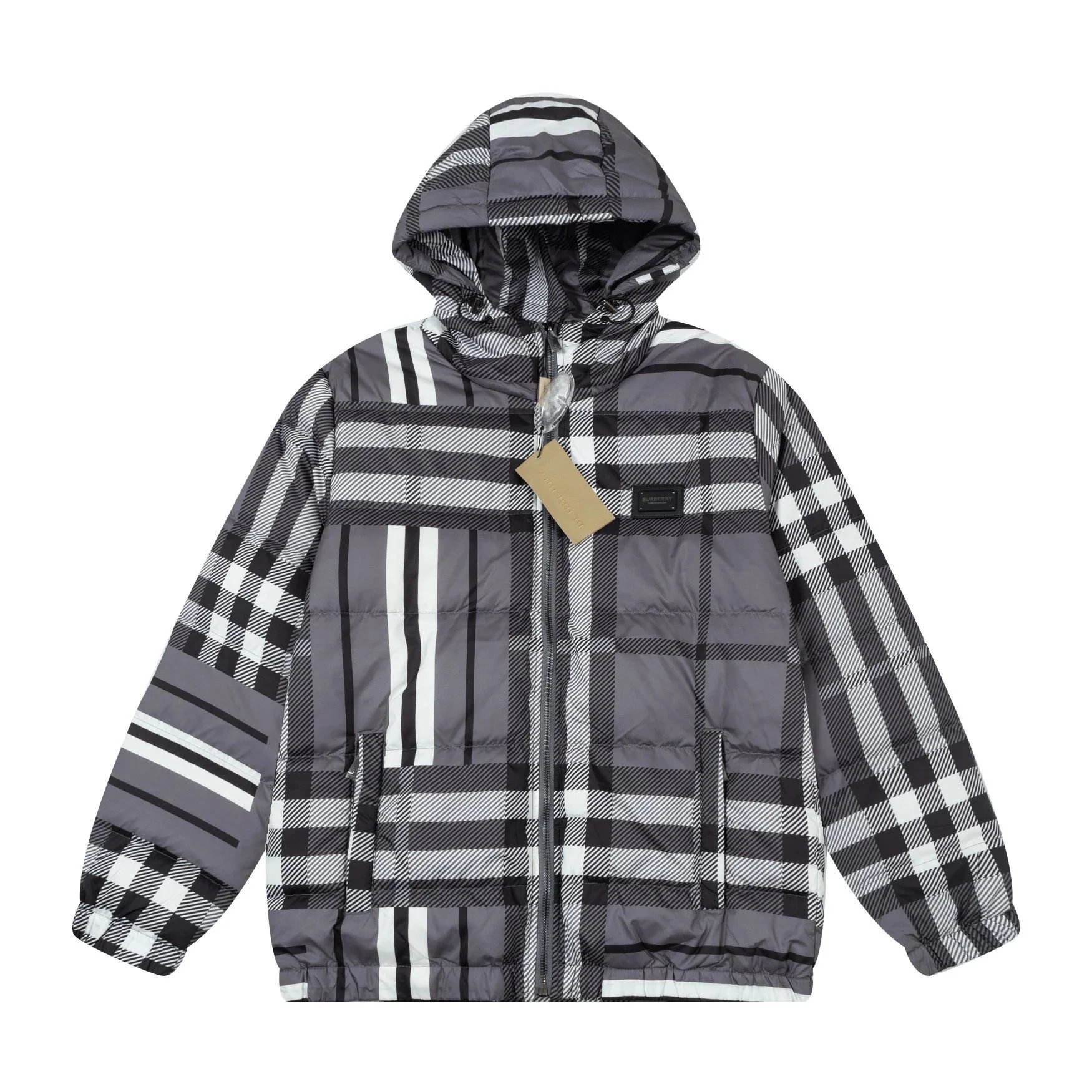 Burberry Down Jackets Quilted hooded puffer jacket — 06