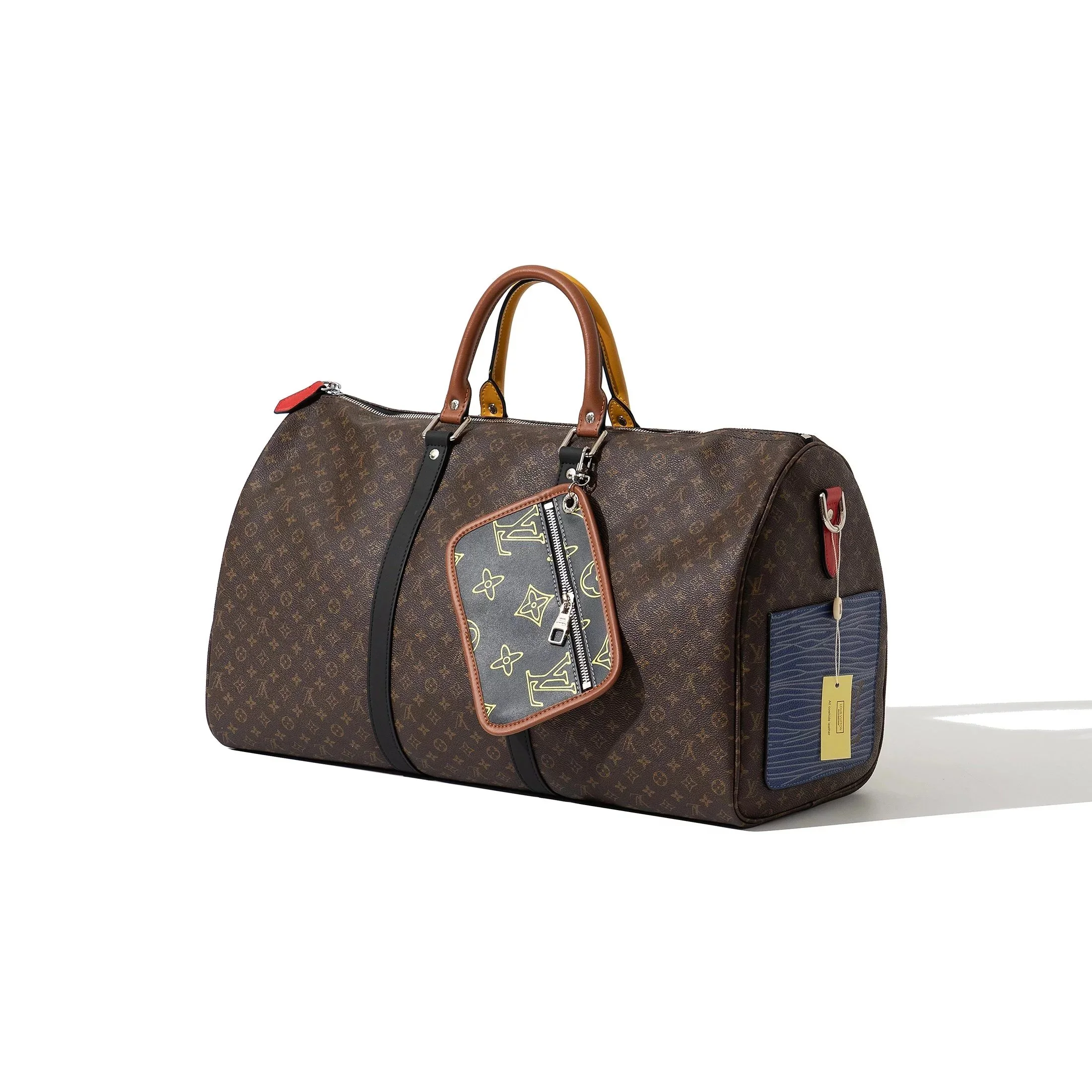 Louis Vuitton Monogram Keepall Bandoulière 50 Travel Bag