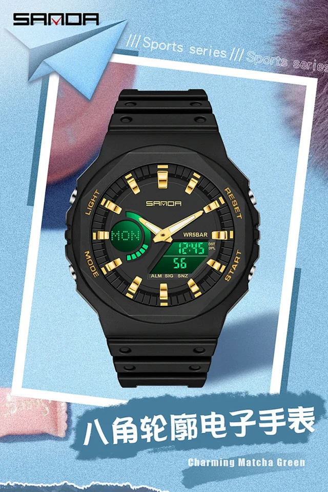SANDA Watches Analog-Digital Sports Watch product detail image 9