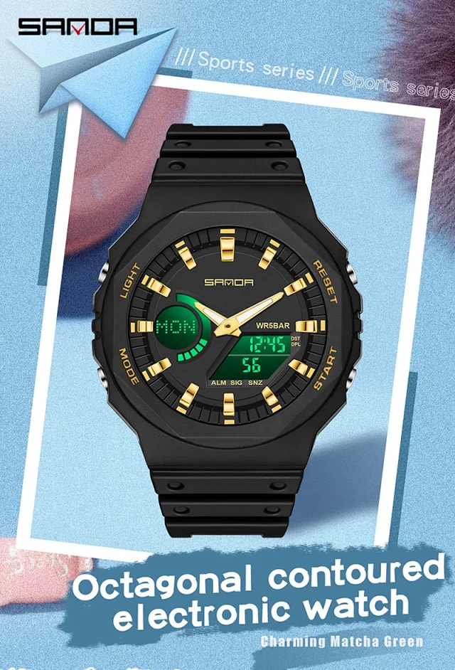 SANDA Watches Analog-Digital Sports Watch product detail image 32