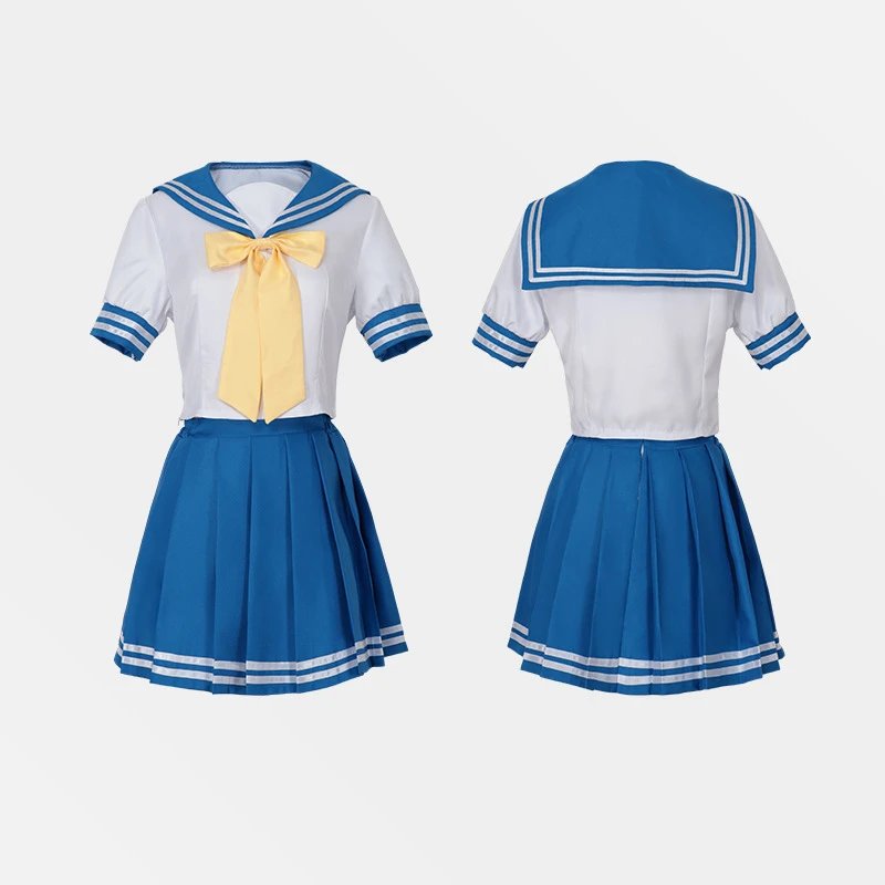 Unbranded Matching Sets Lucky Star Izumi Konata Sailor School Uniform Costume image 3