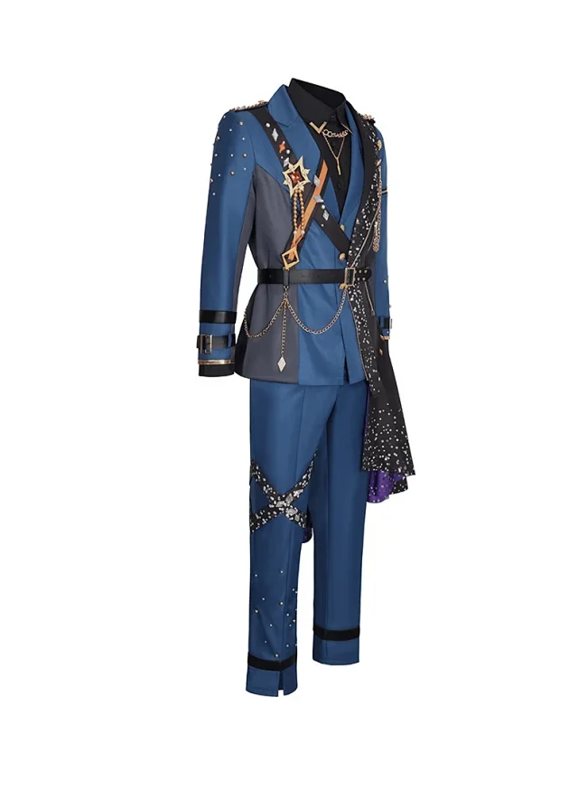 Unbranded Matching Sets Blue embellished performance costume set product detail image 8