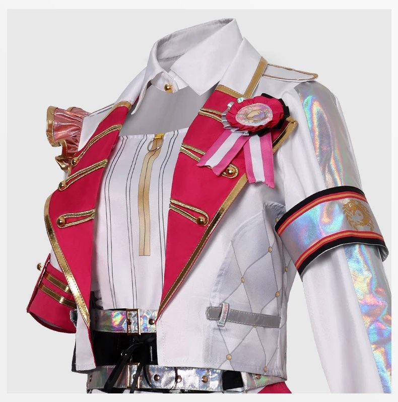 Design World Plan (Bai Shihan) 5th Anniversary Thank You Event Cosplay Costume Set White Blue Gold Sets - 45