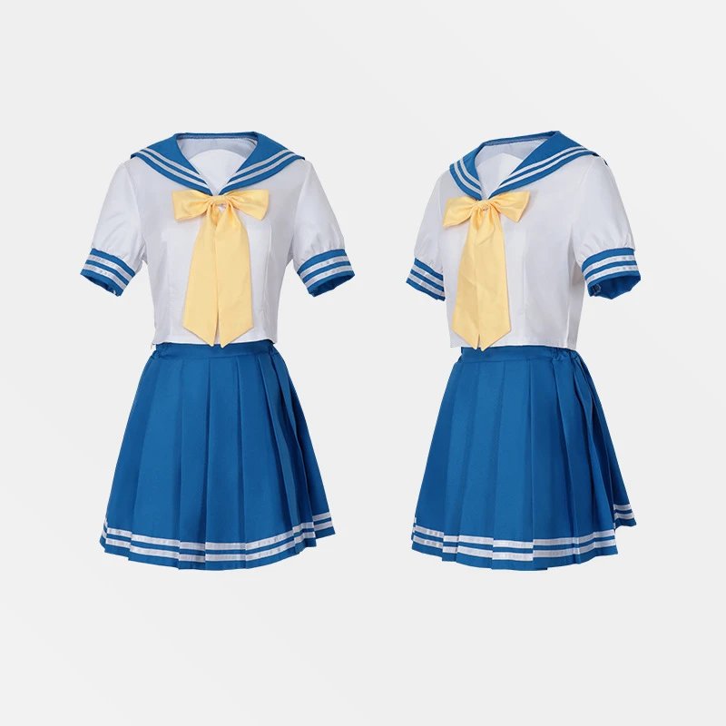 Unbranded Matching Sets Lucky Star Izumi Konata Sailor School Uniform Costume image 1