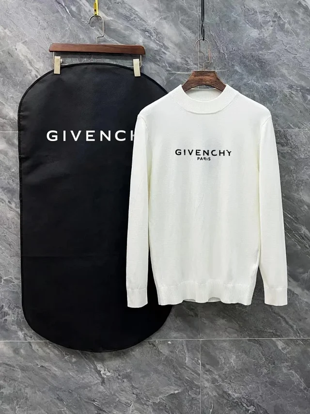 Givenchy Knitwear Logo-print mock-neck sweater product detail image 1