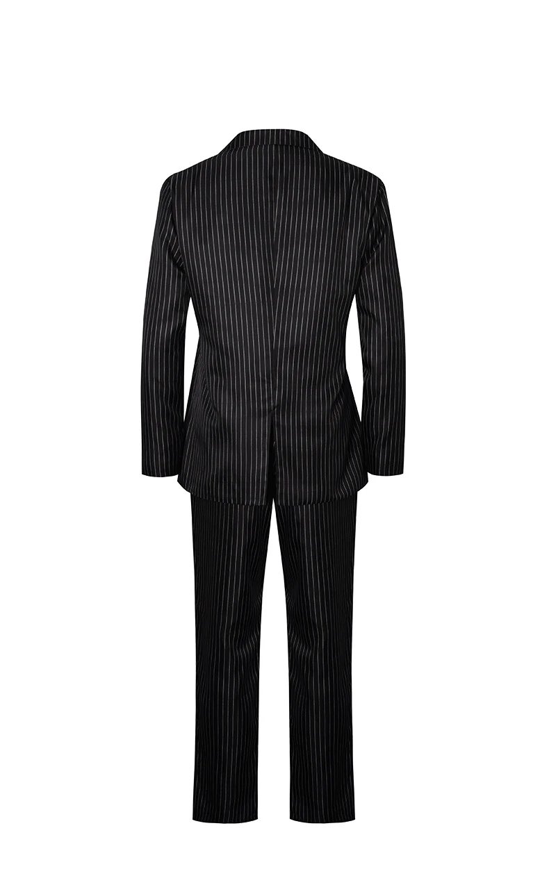 Design Pinstripe Suit Set Black - 21