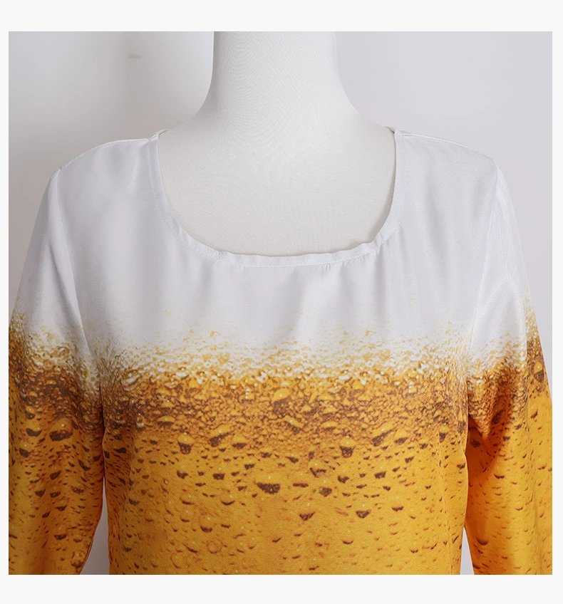 Design Beer Foam Gradient Tracksuit Set Yellow / White - 16
