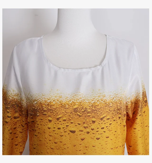 Unbranded Matching Sets Beer Print Costume Set product detail image 15