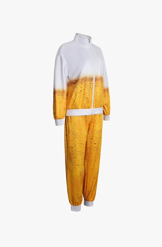 Unbranded Matching Sets Beer Print Costume Set product detail image 22