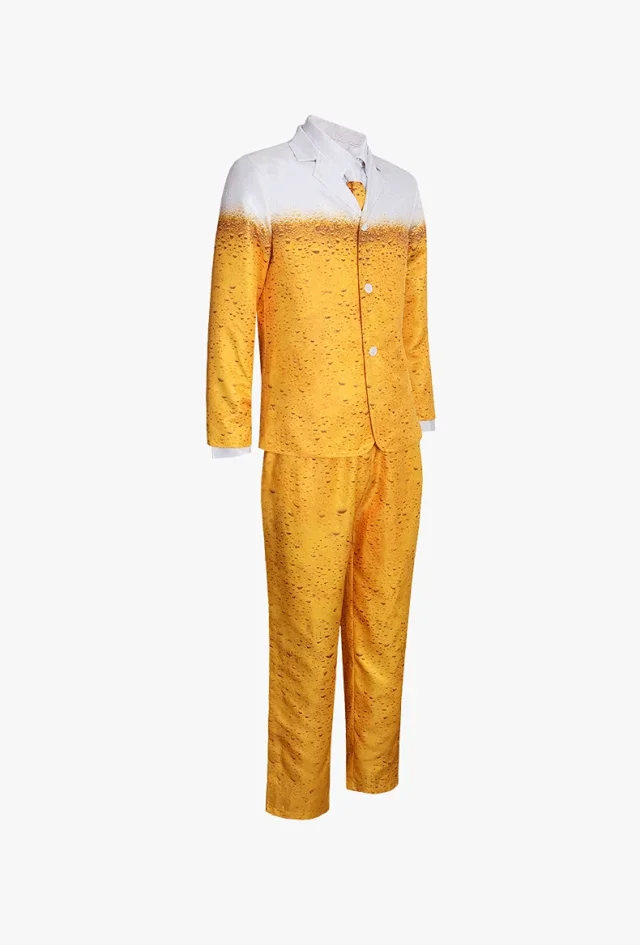 Unbranded Matching Sets Beer Print Costume Set product detail image 35