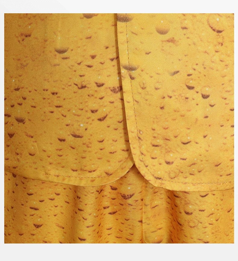 Design Beer Foam Gradient Tracksuit Set Yellow / White - 43