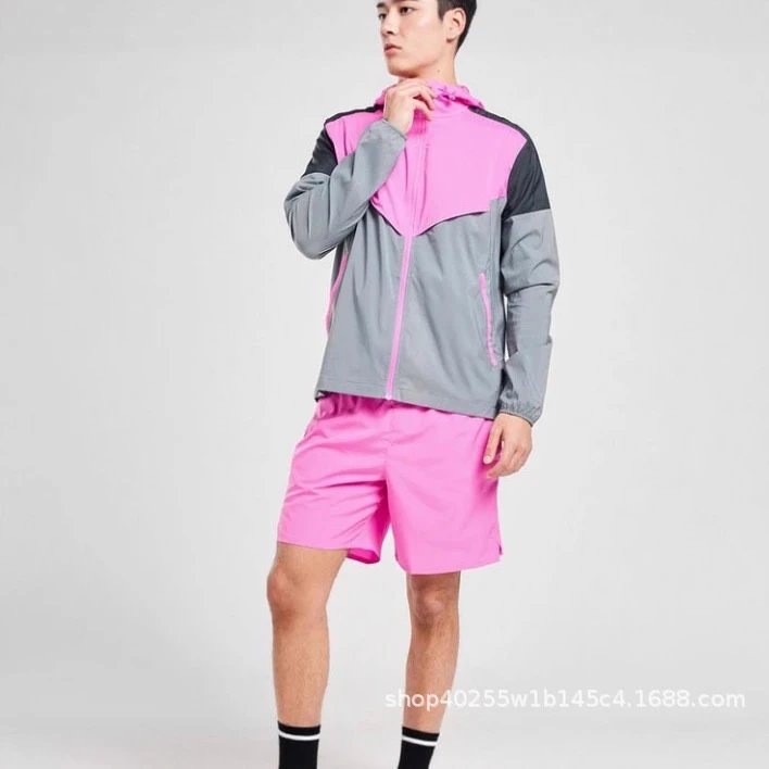 Nike Jackets Hooded color-block windbreaker jacket image 2