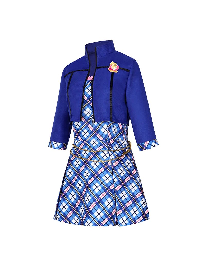 Design Barbie Princess x Delancey Set Navy Blue and Pink Plaid School Uniform Set Sets - 6