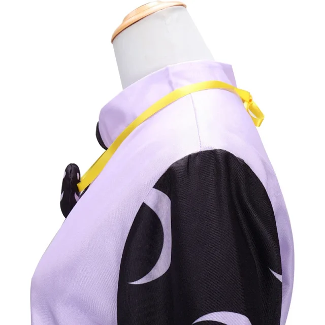 Unbranded Jumpsuits Black and lavender split moon-and-sun cosplay jumpsuit with matching headscarf product detail image 12