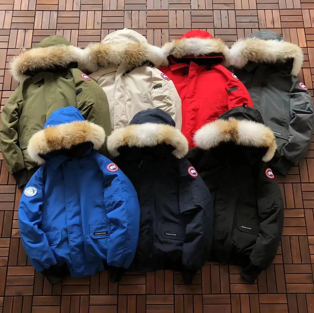 Canada Goose Down Jackets Fur-Trim Hooded Jacket image 3