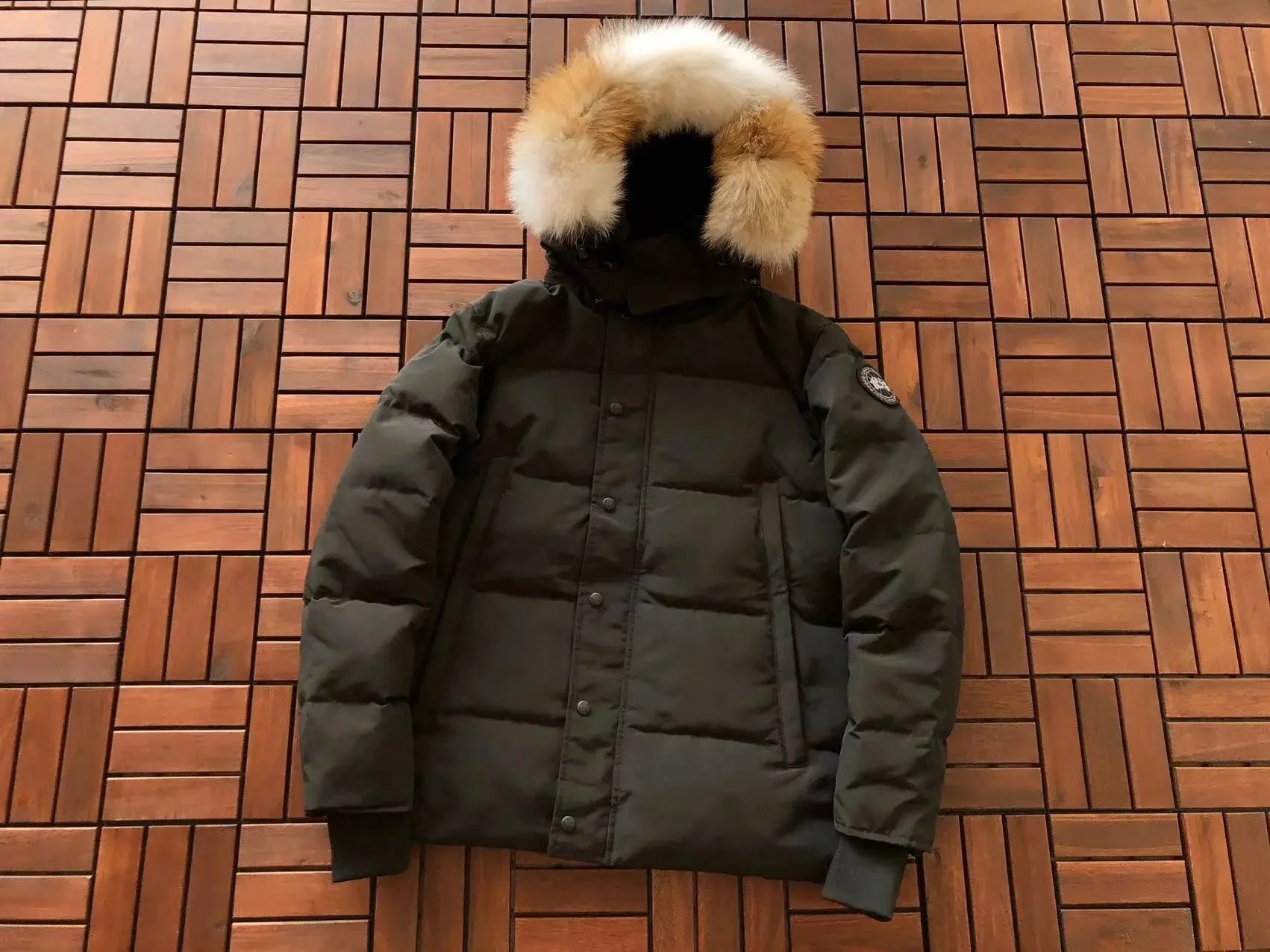 Canada Goose Down Jackets Fur-Trim Hooded Jacket — 05