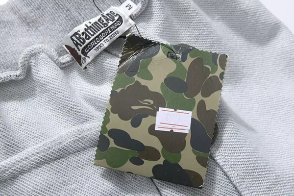 A Bathing Ape Shark Face Shorts Gray - 15