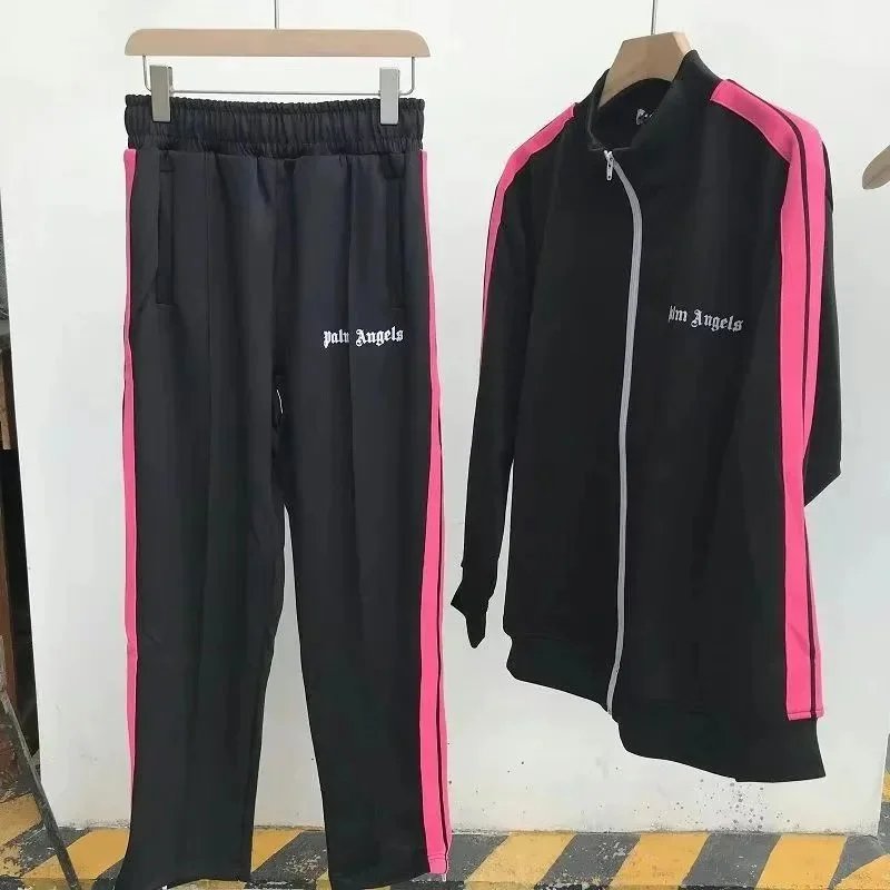 Palm Angels Star-Striped Tracksuit Black - 9