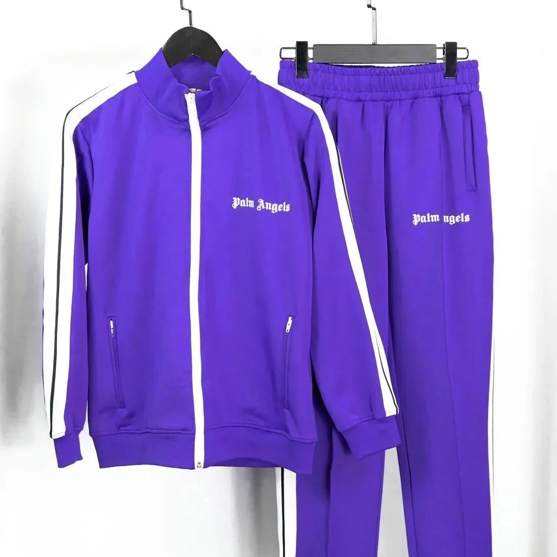 Palm Angels Star-Striped Tracksuit Black - 7