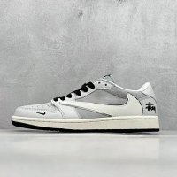 Barbed low-top gray-white-18